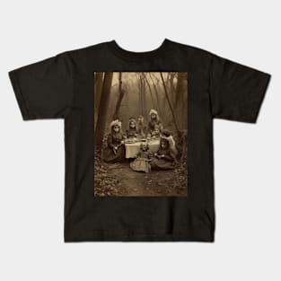 Creepy Tea Party Kids T-Shirt